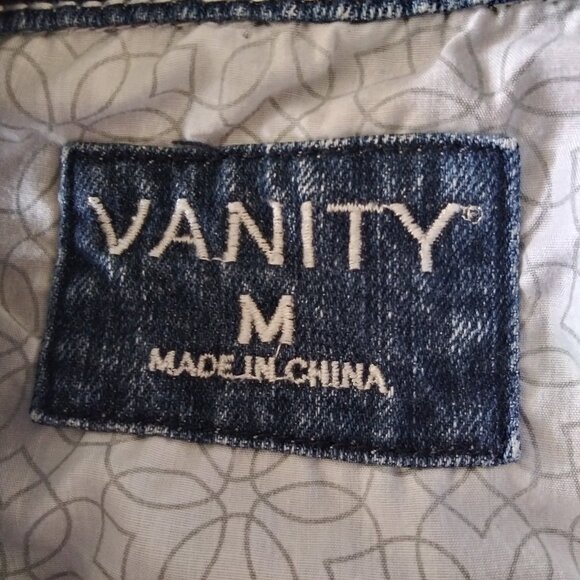 Vanity Denim Vest Women's Medium - Picture 4 of 6